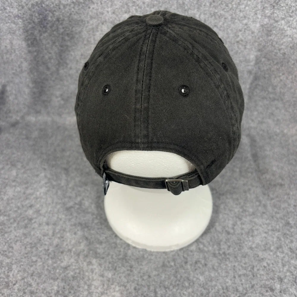 Adidas Unisex Relaxed Fit Baseball Cap OSFM Black Embroidered Logo Cotton Hat